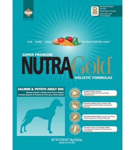NUTRAGOLD ADULTO SALMÃO&BATATA 15KG